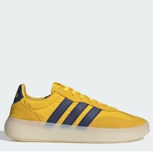 Adidas Barreda Decode Vibrant Yellow & Navy T‑Toe Sneakers M 9.5